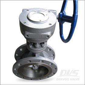 CF8 Gearbox Operated Butterfly Valve, RF, 150LB