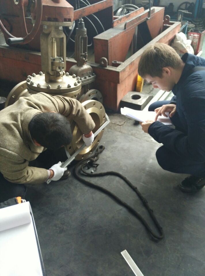 Russian Clients Inspect Dervos Valves in China