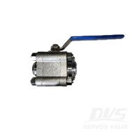 API 608 Floating Ball Valve, 1-1/2 Inch, 1000 WOG, BW