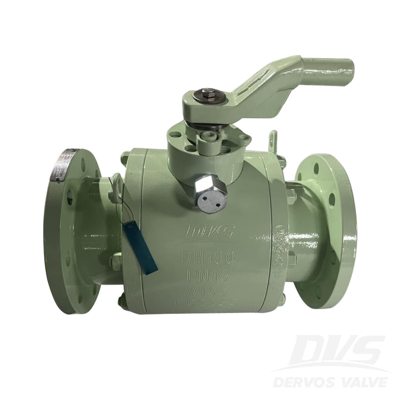 API 6D Trunnion Mounted Ball Valve, DN100, PN16, ASTM A105