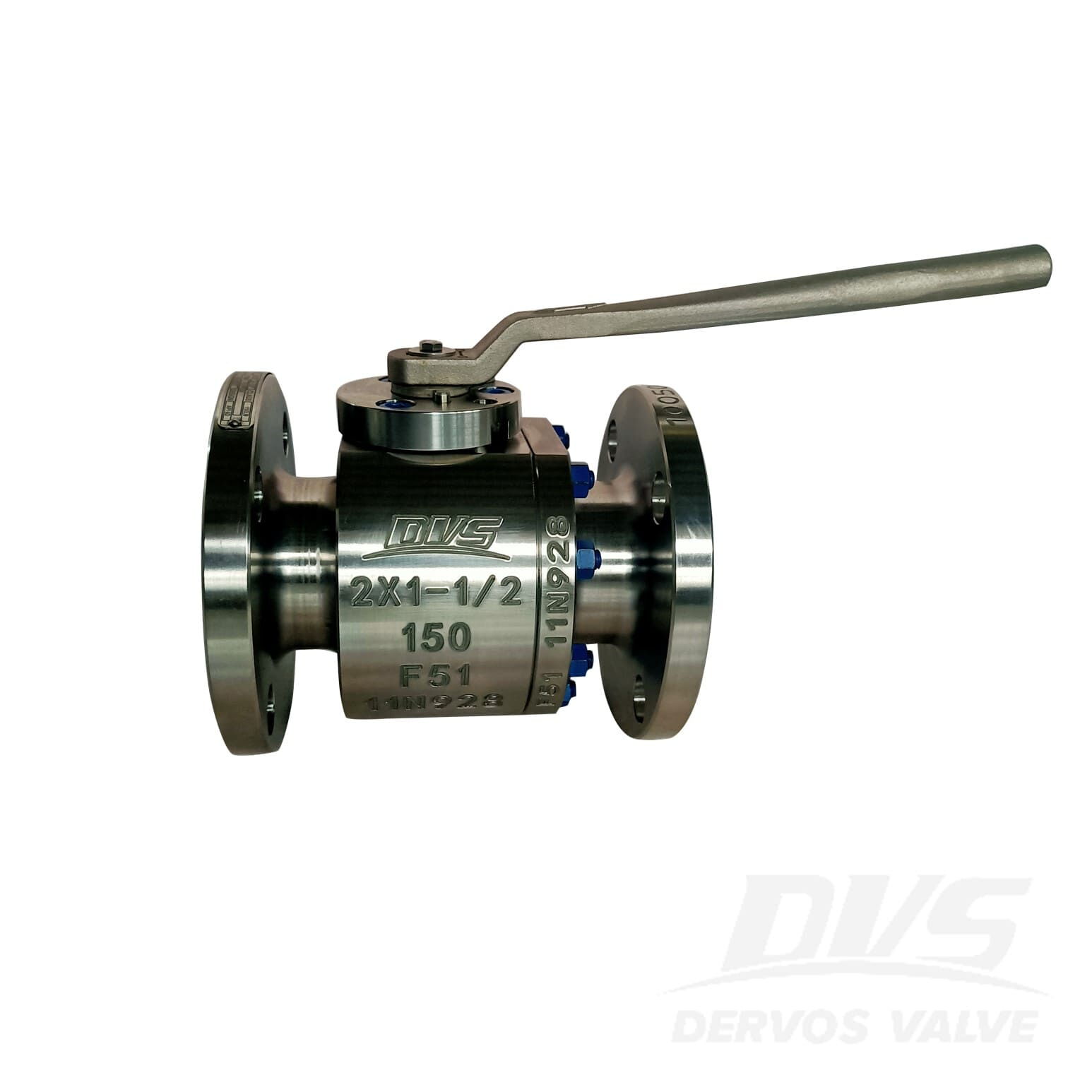 API 6D Two-piece Floating Ball Valve, ASTM A182 F51, 150 LB