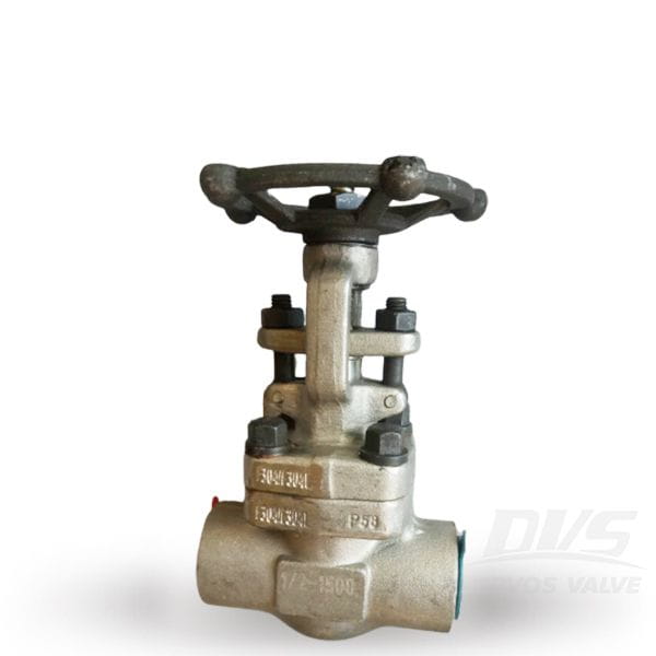 ASTM A182 F304L Gate Valve, 1/2 Inch, CL1500, API 602