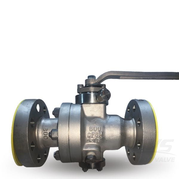 ASTM A351 CF8M Trunnion Mounted Ball Valve, API 6D, RF