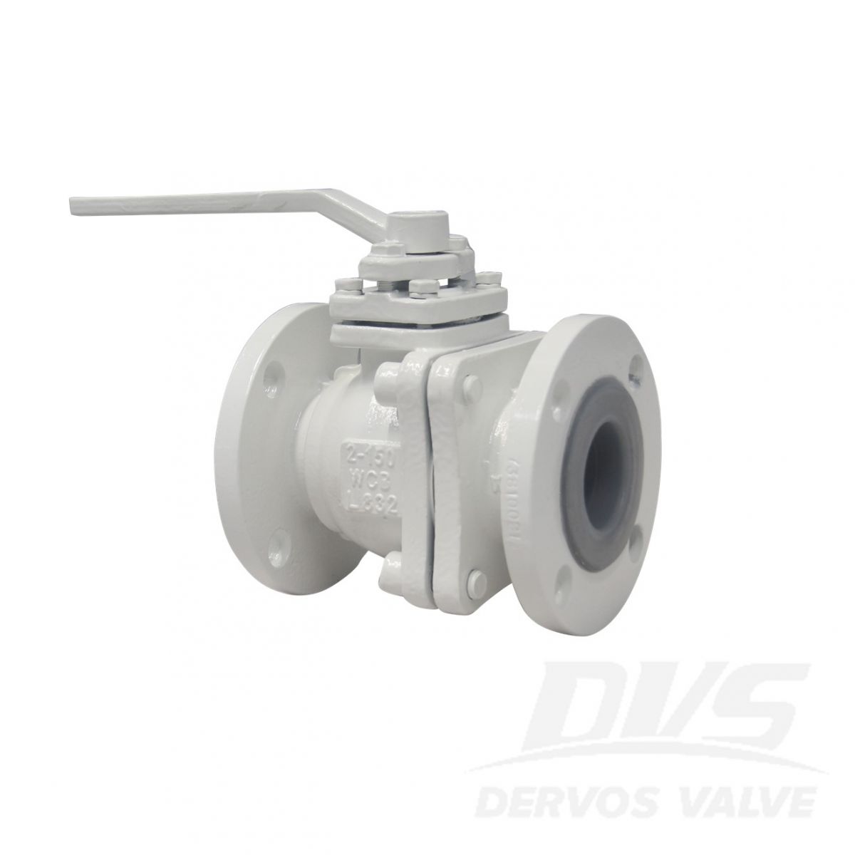 Fluorine Lined Ball Valve, 2 Inch, 150 LB, WCB, ASME B16.34