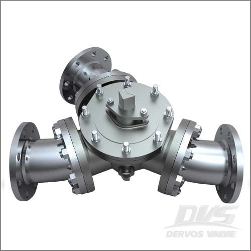 CF8 Y Type Ball Valve, BS5351, DN50, PN16, Raised Face, Bare Shaft