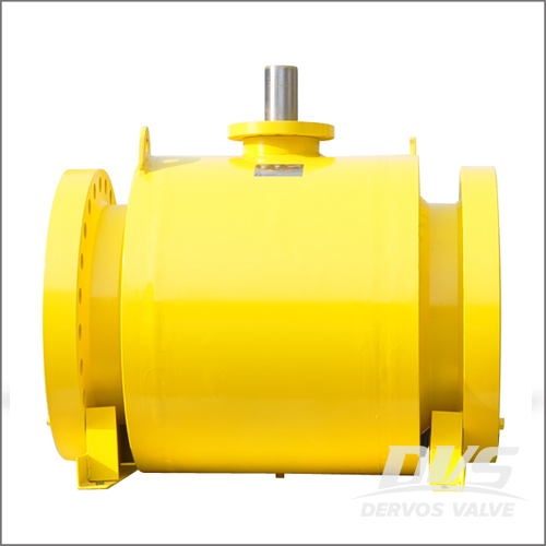 24 Inch Ball Valve, API 6D, WCB, Class 300, RF End, Bare Shaft