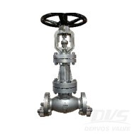 ASTM A351 CF8 Bellow Seal Globe Valve, 2 Inch, 600 LB, BS 1873, RF