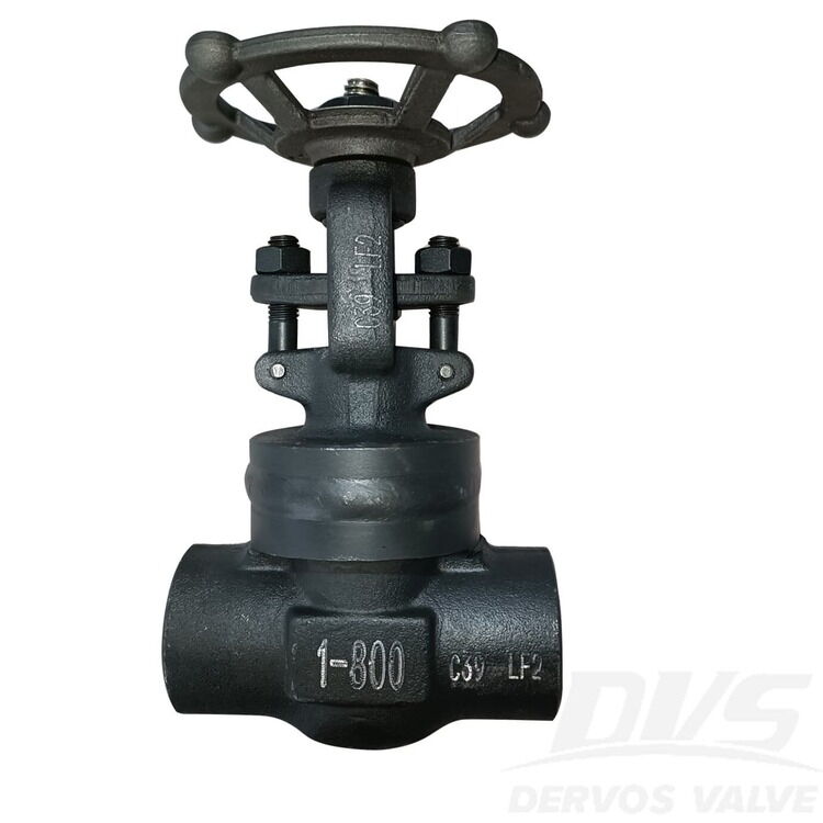 API 602 Forged Steel Gate Valve, ASTM A350 LF2, 1 IN, CL800