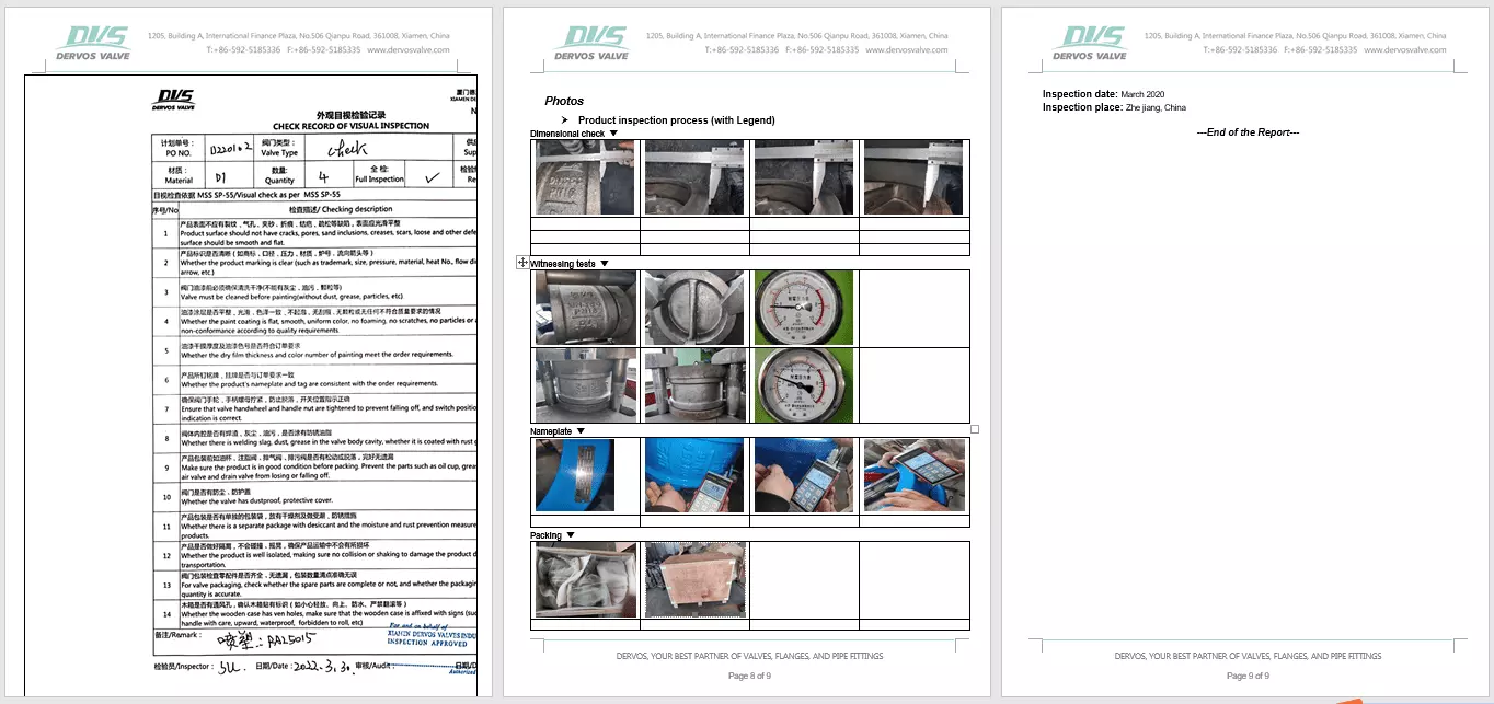 Inspection Report  Three