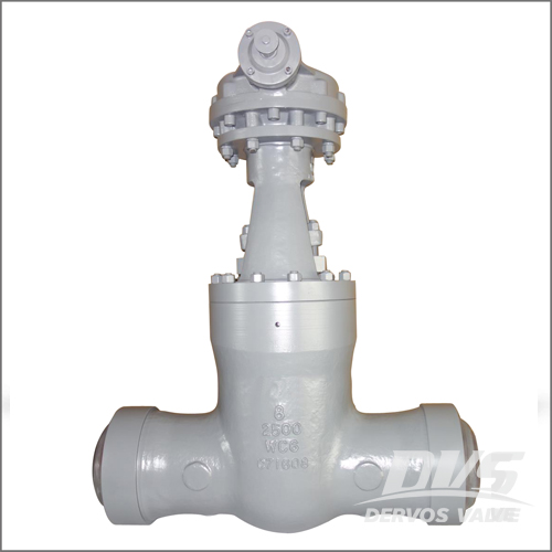 Pressure Balance Gate Valve, API 600, WCB, 8IN, CL2500, Butt Welded