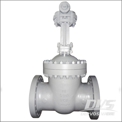 WCB Gate Valve, API 600, 16 Inch, Class 600, RF, Gearbox Operation