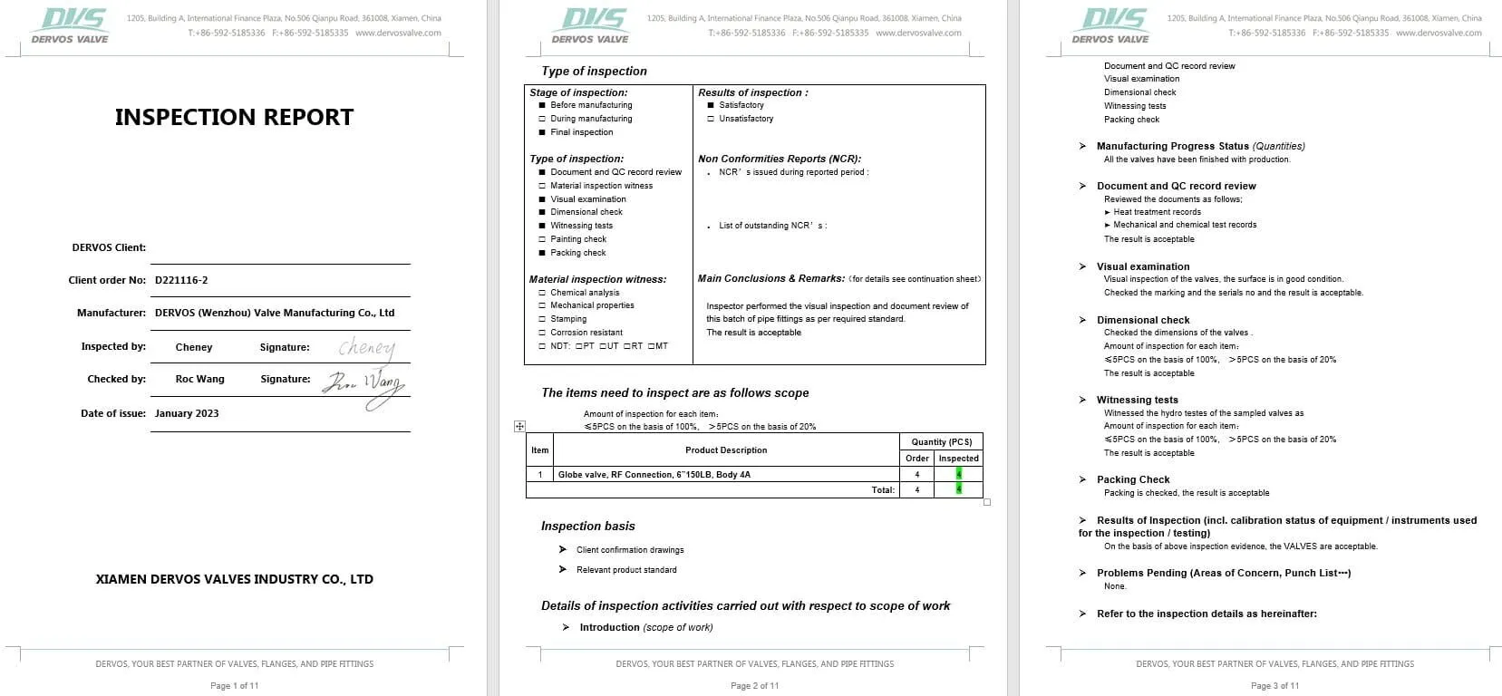 Inspection Report