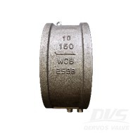 API 594 Wafer Check Valve, 10 Inch, 150 LB, Dual Plate, A216 WCB