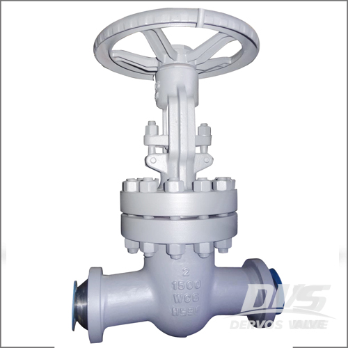 WC6 Gate Valve, API 600, 2 Inch, Class 1500, BW End, Handwheel