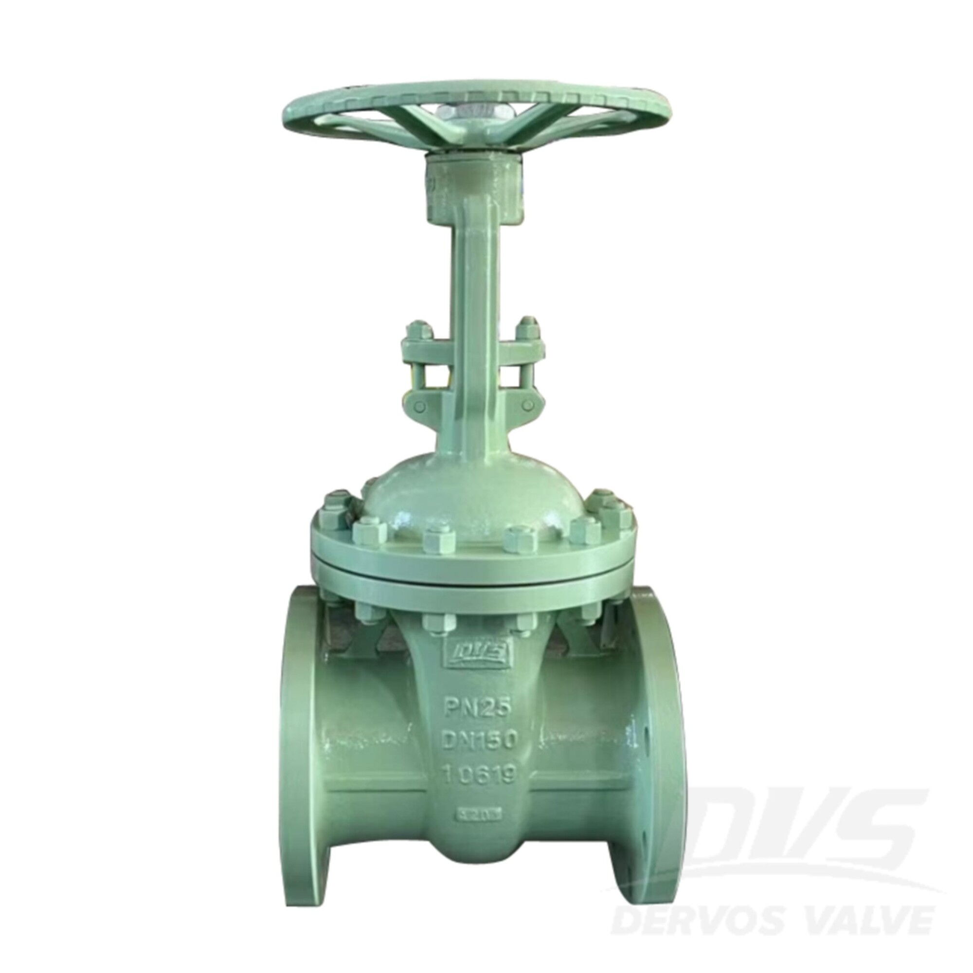 DIN 3352 Gate Valve, Cast Steel, 1.0619+STL, DN150, PN25