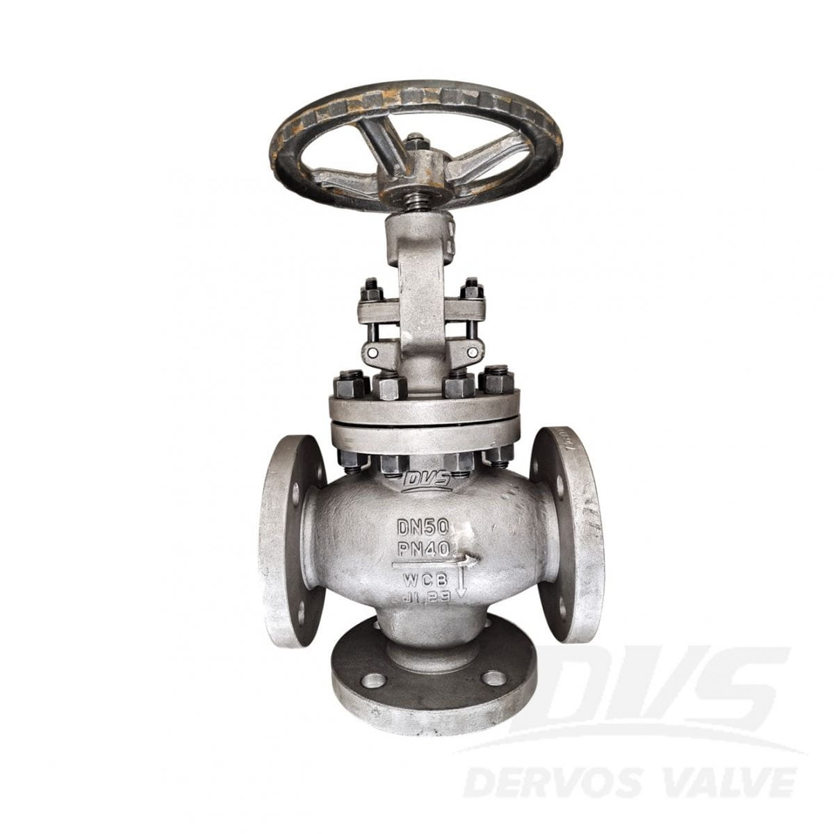 EN 12516 Globe Valve, 2 Inch, DN50, PN40, ASTM A216 WCB, RF