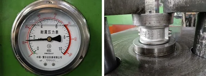 Pressure Testing for Wafer Check Valve