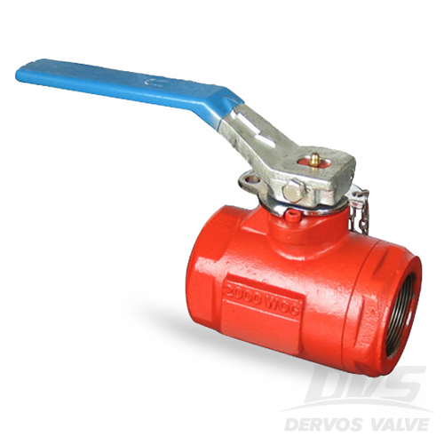 1PC Ball Valve, 1.5 Inch, 2000psi, FNPT, WCB