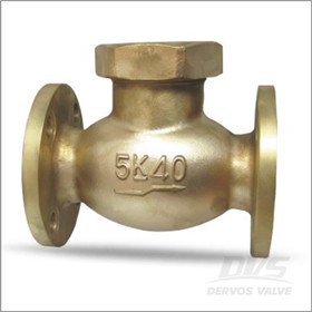 Flanged FF Marine Check Valve, Bronze, DN40, 5K