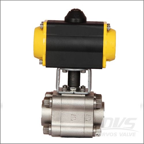 Pneumatic Actuator 3 Piece Floating Ball Valve