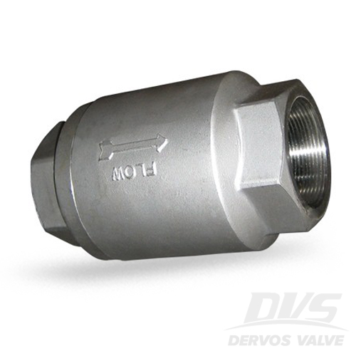 Vertical Check Valve, CF8M, 1 Inch, 1000WOG, NPT