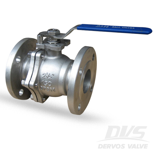 2PCS Ball Valve, 2.5 Inch, CL150, RF, CF3M