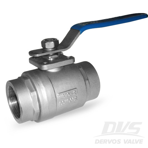 2PCS Ball Valve, 2 Inch, 2000WOG, NPT, CF8M