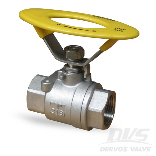 2PCS Ball Valve, 1 Inch, 1000psi, FNPT, 316