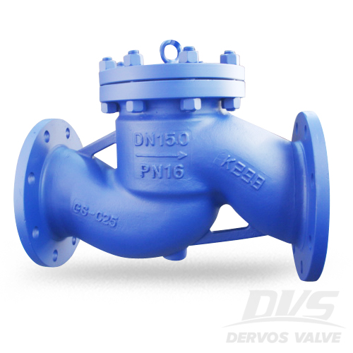 DIN Lift Check Valve, DN150, PN16, RF, GS-C25