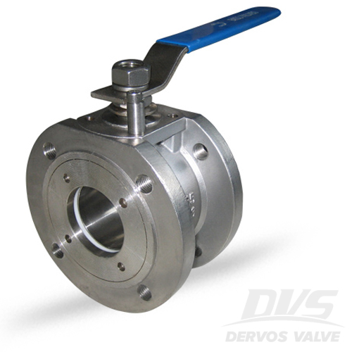 1PC Ball Valve Short Pattern, DN40, PN25, RF, CF8