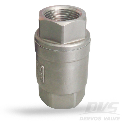 Vertical Check Valve, 316, 1 Inch, 1000WOG, NPT