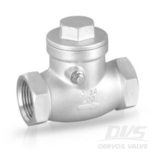 1 Inch Swing Check Valve, CF8M, 200 LB, NPT End