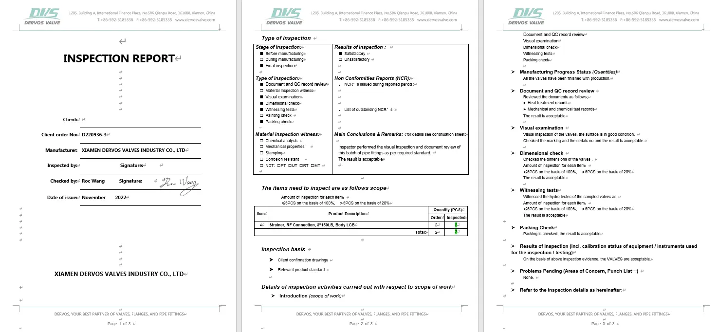 Inspection Report