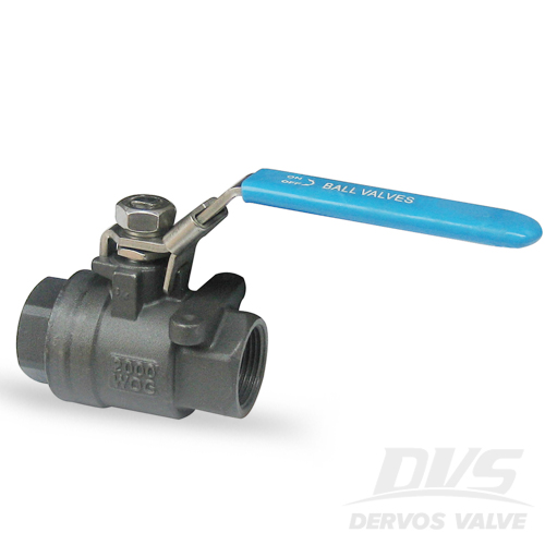 2PCS Ball Valve, 0.75 Inch, 2000psi, FNPT, WCB