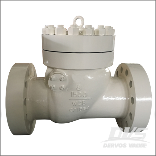 WCB Swing Type Check Valve, BS 1868, API 6D, 8 Inch, 1500 LB, RF