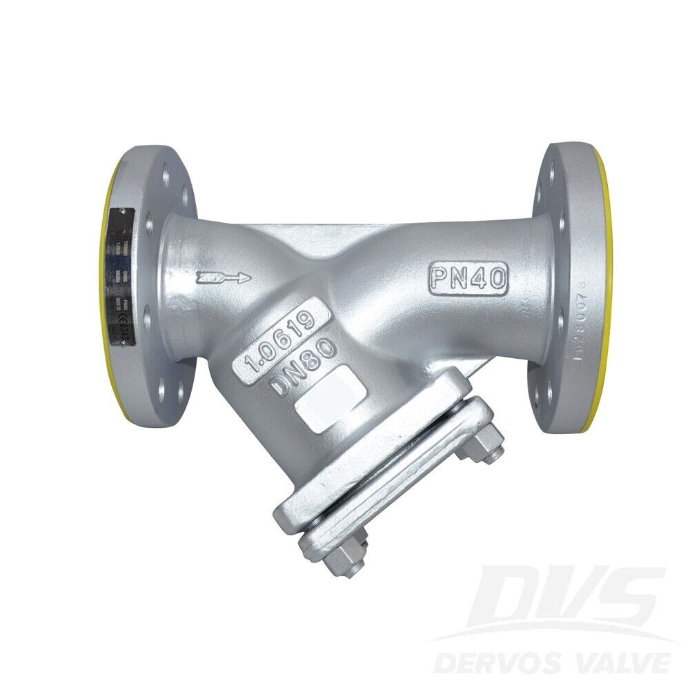 BS EN 13709 Y Type Strainer, DN80, PN40, EN 10213 1.0619