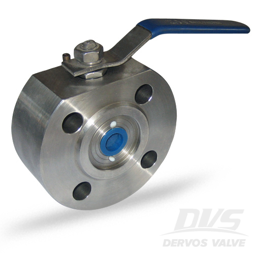 1PC Ball Valve Short Pattern, 3/4IN, CL600, Wafer, 304