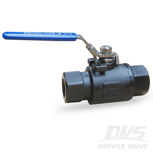 2PCS Ball Valve, 1/2 Inch, 6000PSI, FNPT, WCB