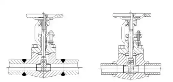 Connection of valves