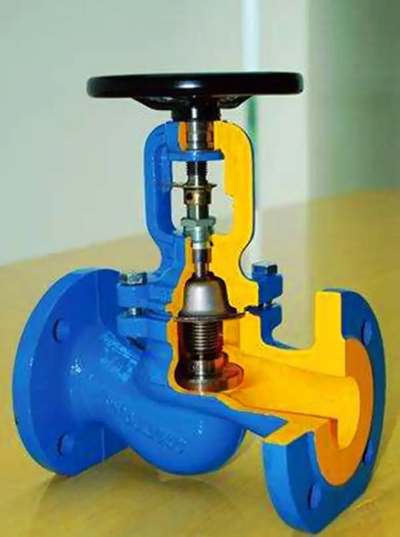 The features of a globe valve