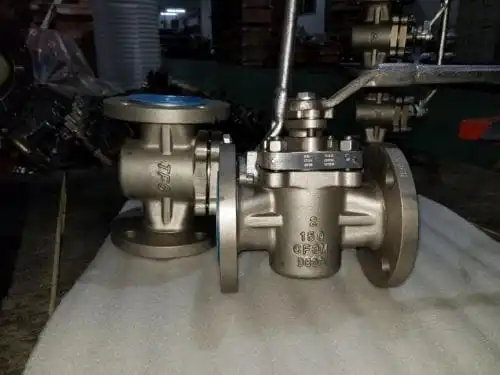 A new batch of sleeved type plug valves was shipped to Germany