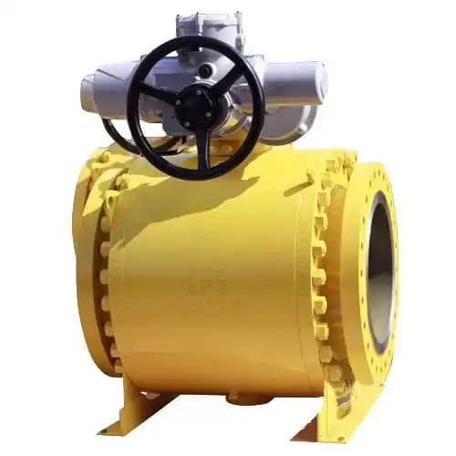 Trunnion mounted ball valves