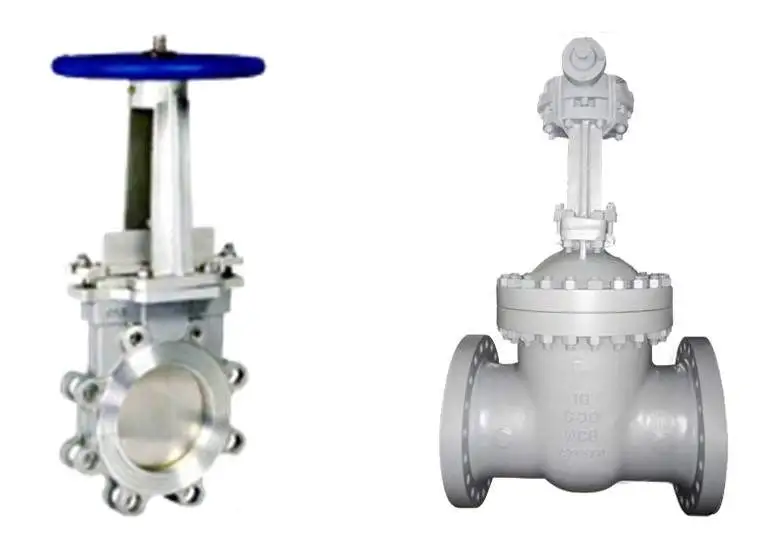 Knife Gate Valves and Gate Valves