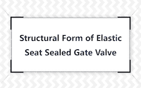 Structure of Elastic Seat Sealed Gate Valves