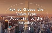 How to Choose the Valve According to the Industry? (Part Two)