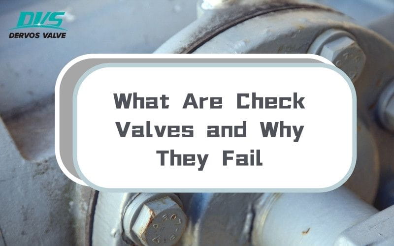 What Are Check Valves and Why They Fail