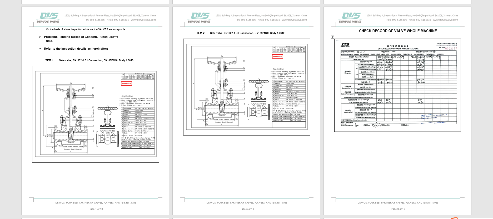 Body 1.0619, DN100 PN40 Cast Steel Gate Valve, Handwheel, EN1984