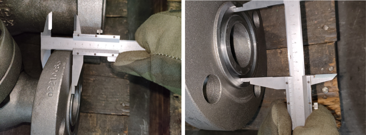 DN50 PN100 Cast Steel Globe Valve 1.0619+STL EN1092-1 D H.W.