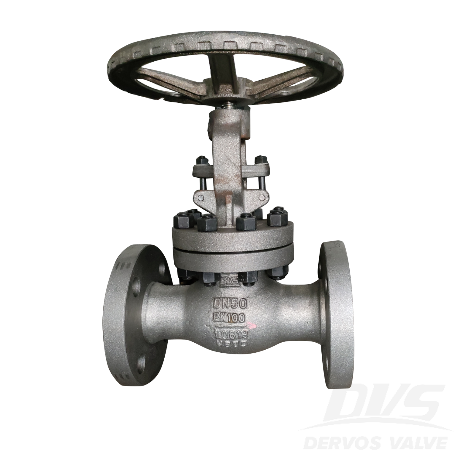 DN50 PN100 Cast Steel Globe Valve 1.0619+STL EN1092-1 D H.W.