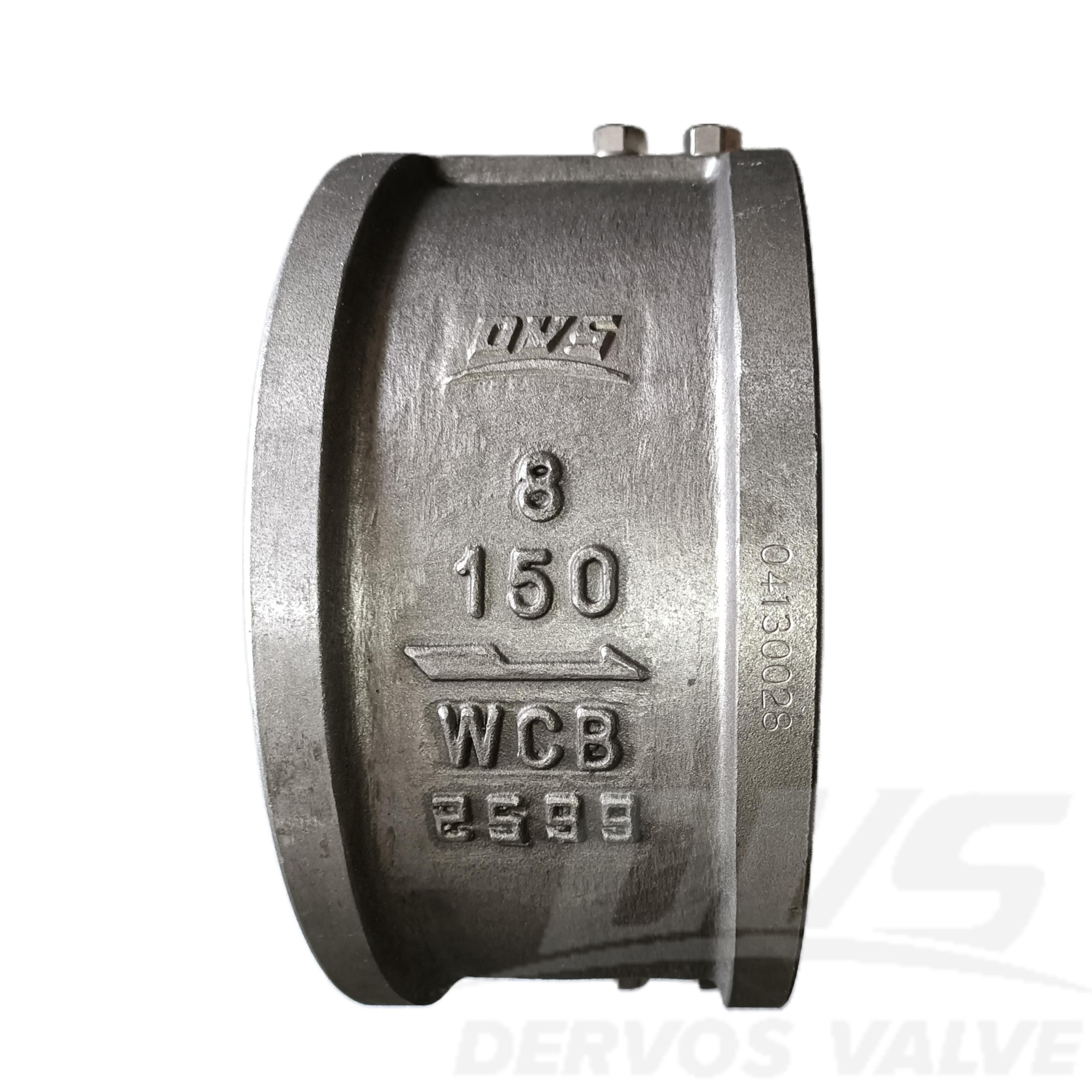 10”150LB Dual Plate Wafer Type Check Valve WCB API 594